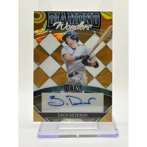 2024 Leaf Metal Zach Dezenzo Diamond Wonders Gold Lava Auto 1/1 SSP Astros